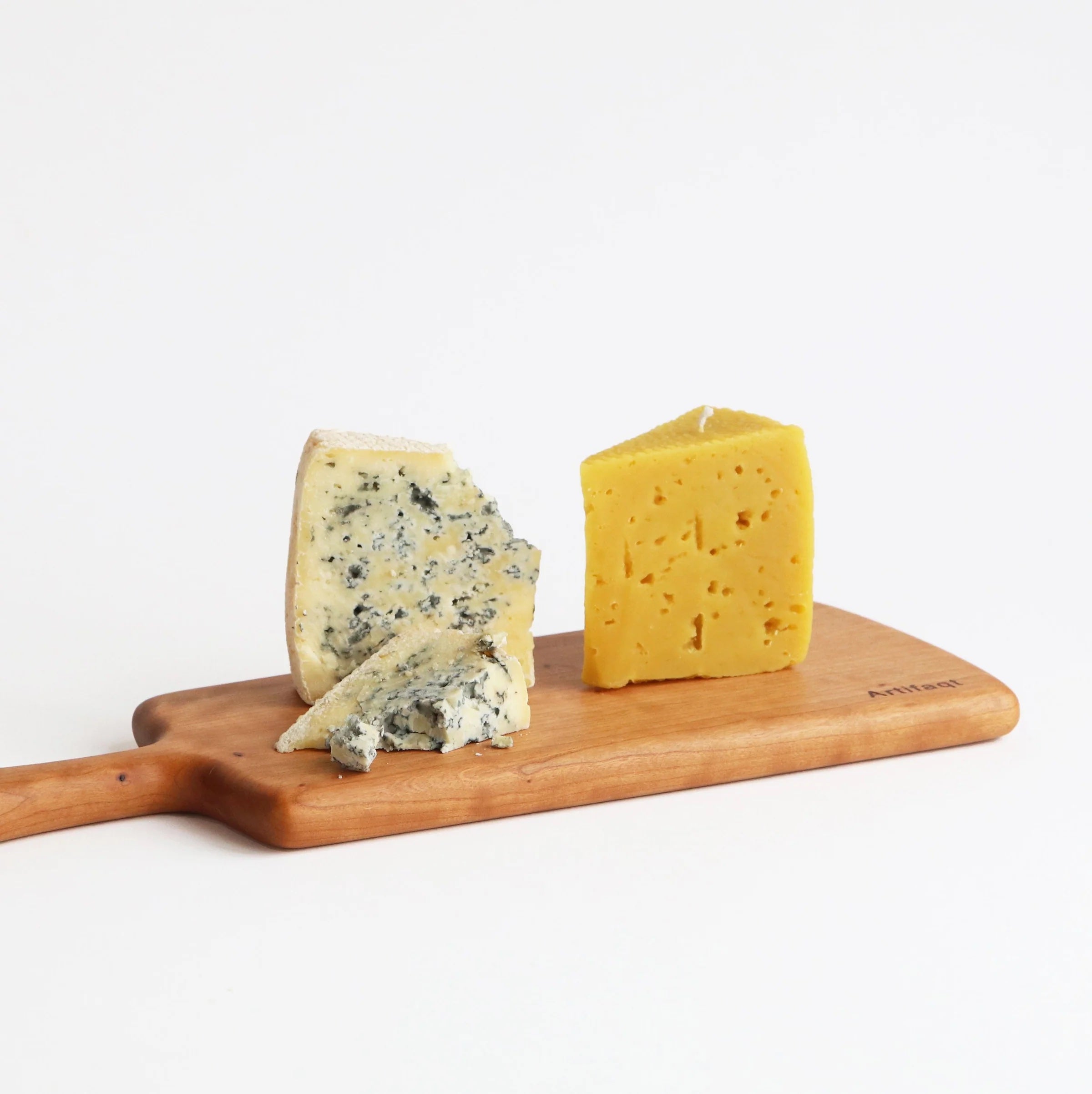 Birchrun Blue Beeswax Candle